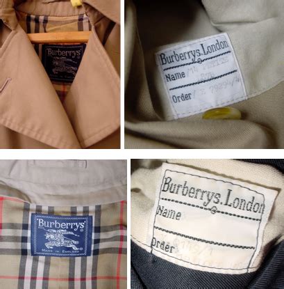 etichetta burberry vintage|burberry logo identification.